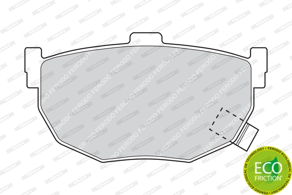 Arka Fren Balatasi Hyundai Elantra 1996-2006 Kia Cerato 2004-> | FERODO FDB638 | OEM 583022FA10 5830229A00 5830229A10