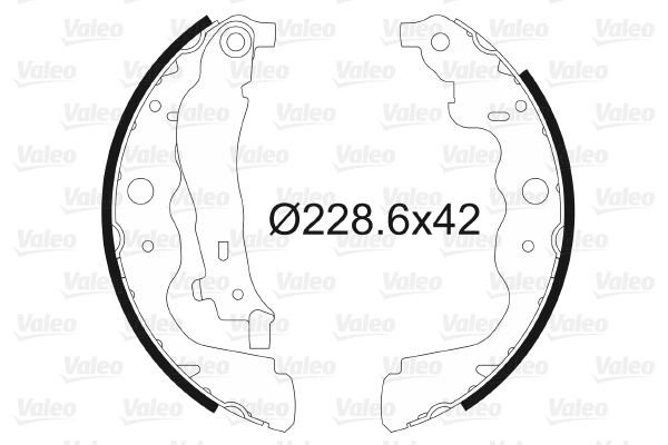 Arka Fren Balatasi Pabuc Kangoo III Captur Clio IV Duster Dokker Lodgy Sandero II Logan MCV Micra Note | VALEO 564104 | OEM 7701210109