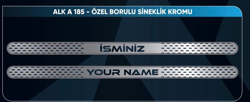 Alkotek Borusuz Sineklik Özel Yazılı