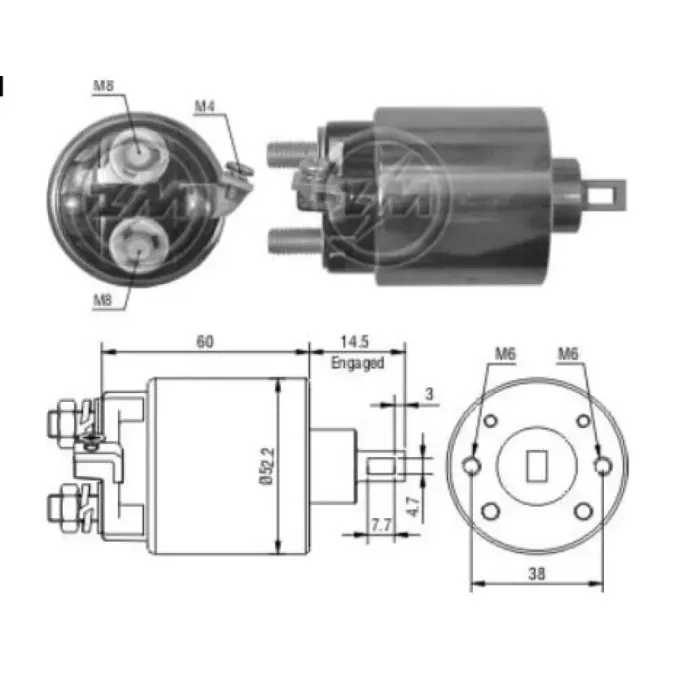 Mars Otomatigi 12V Opel Combo Corsa Astra 1,7D (CBS3258) | ZM 0410 | OEM 23343M8210 M371X64271 M371X64273