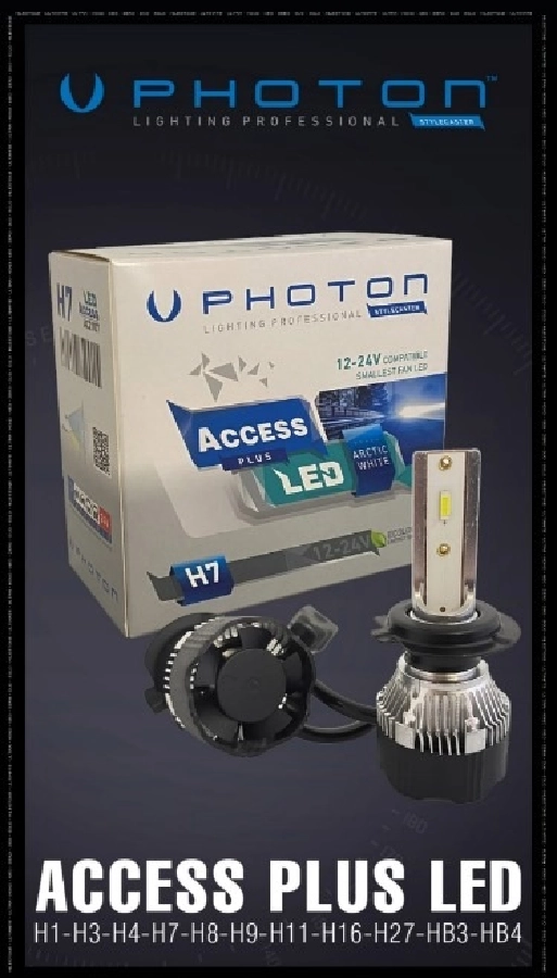 LED Far Ampulü (Takım) Access H1 12V-24V LED Headlıght Set | OEM AC2101