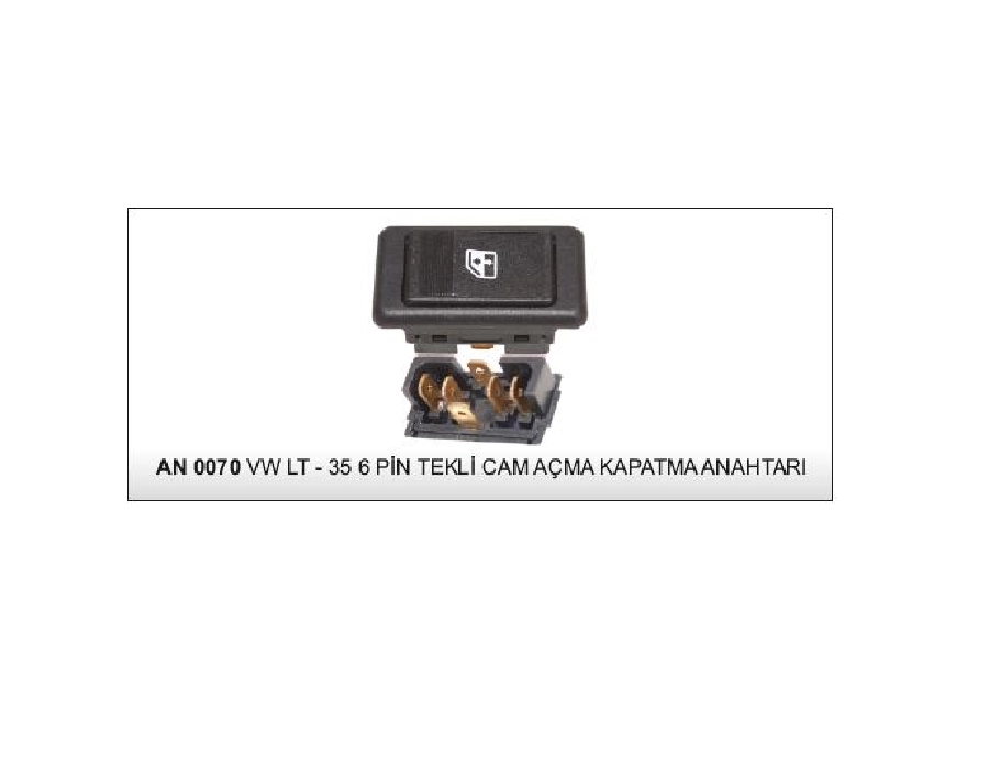 Cam Kaldırma Anahtarı Tofaş-VW Tip 6 Pin AN104 | OEM AN0070