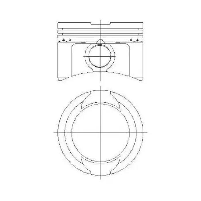 Motor Piston Segman Punto Palio Albea Doblo 1,2 8V (040) / (71,20MM) | YENMAK 31-04285-040 | OEM 5893652