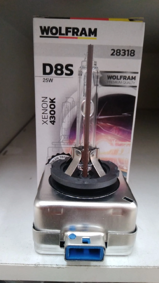 Ampul 12V D8S 25W PK32d-1 Xenarc 4300K Kahverengi Çubuk | OEM 28318