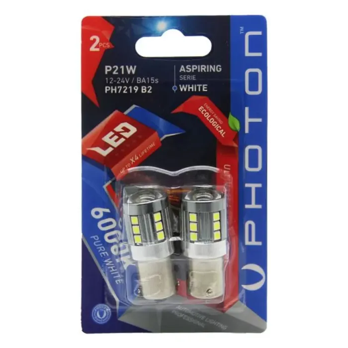 P21W 12-24V 93 Led (2'Li Blister) | PHOTON PH7219 B2