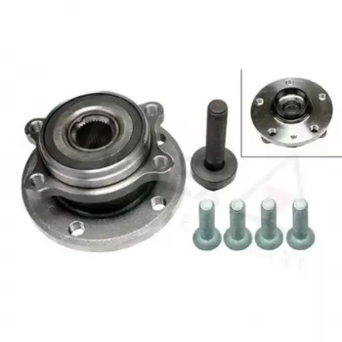 On Teker Poryasi Rulmanli Dort Ayak Octavia Superb Caddy Eos Golf V VI VII Jetta Scirocco Touran Altea Leon Toledo A1 A3 Q3 Tt | SKF VKBC 20218 | OEM 1T0498621 1T0498621 5K0498621 3C0498621 8J0598625 5K0498621 3C0498621 8J0598625