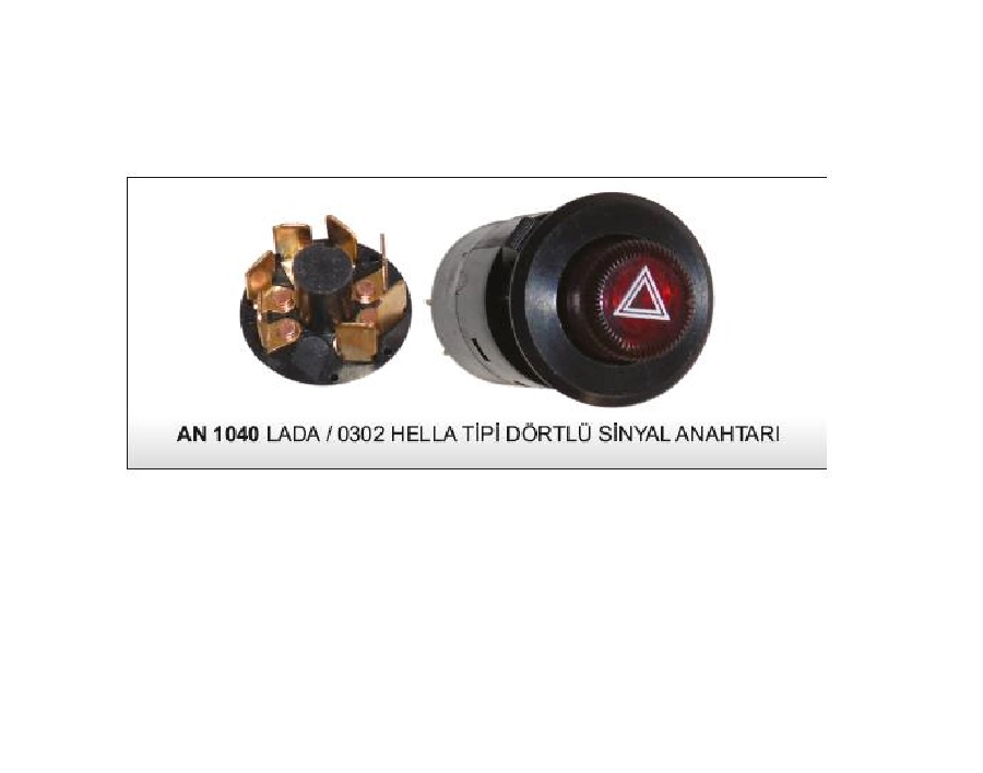 Lada, 0302 Hella Tipi Dortlu Sinyal Anah | OEM AN1040