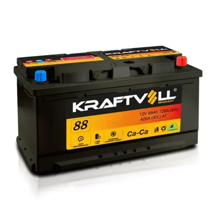 Aku 12V 88 Ah L5 (353×175×190) Tam Kapali | KRAFTVOLL 18010018