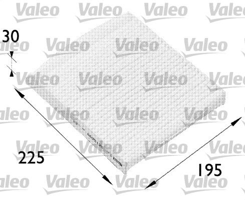 Polen Filtresi Scenic II Scenic RX4 99>03 (Klimali) | VALEO 698512 | OEM 7701047513