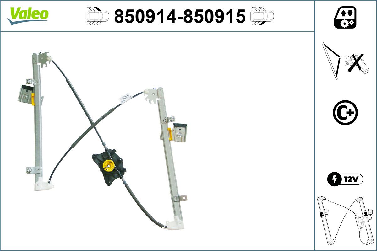 Cam Mekanizmasi On Sag Passat 08>11 | VALEO 850915 | OEM 3C1837462F