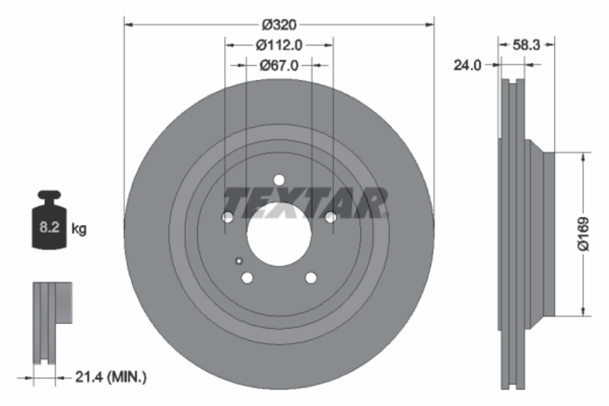 Fren Diski Arka | OEM 2214230412