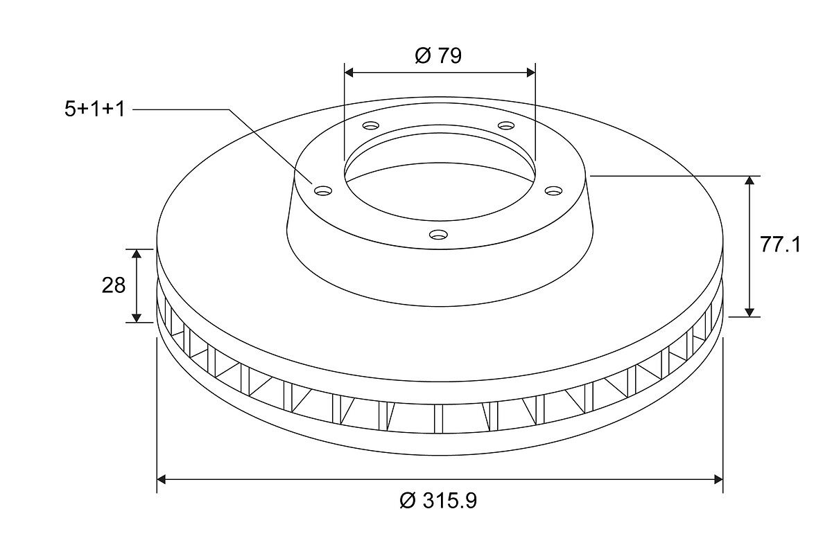 Fren Diski On Bmw E38 94>01 | VALEO 197227 | OEM 34116757753