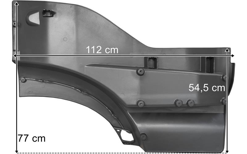 Basamak Komple Arocs Izgaralı Sol | OEM 9606667203