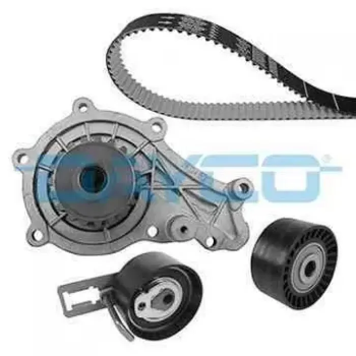Triger Seti+Devirdaim Su Pompasi C5 III C4 II DS4 P208 P308 P3008 P5008 P2008 Partner Tepe Berlingo III C3 III DS3 DS5 P301 C Elysee 1,6HDI 8V E5 (141 Dis Kayis) Courier B Max C Max Fiesta 1,6TDCI | DAYCO KTBWP9590 | OEM AV6Q 8B596 AB 1684891780