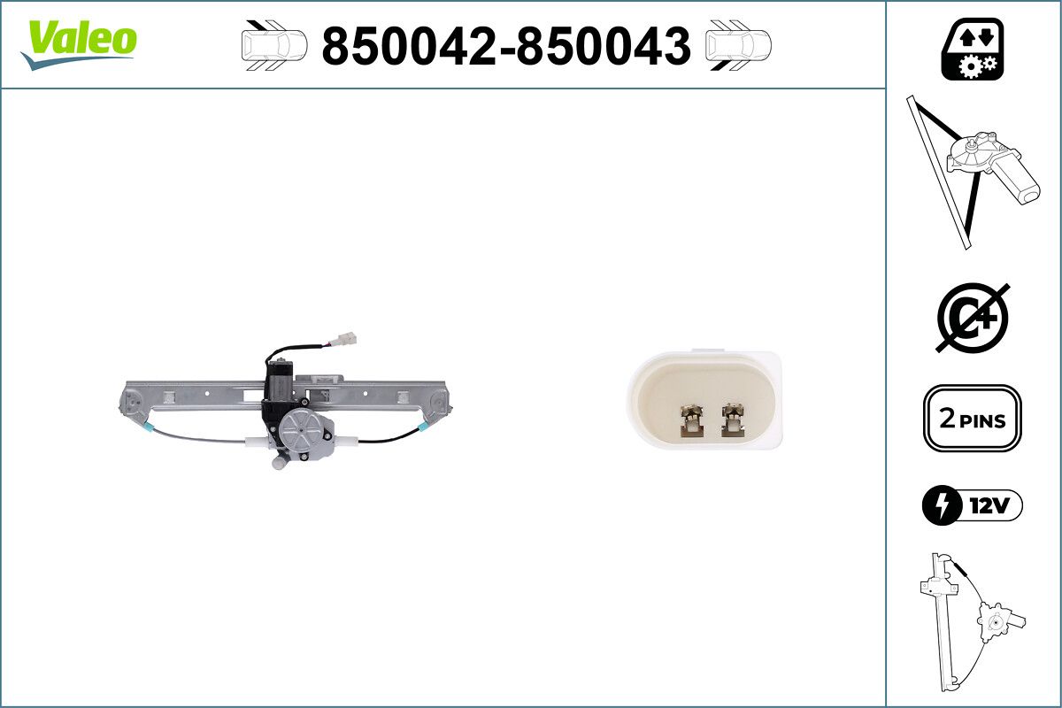 Cam Krikosu Arka Sol Bmw E46 | VALEO 850042 | OEM 51358212099