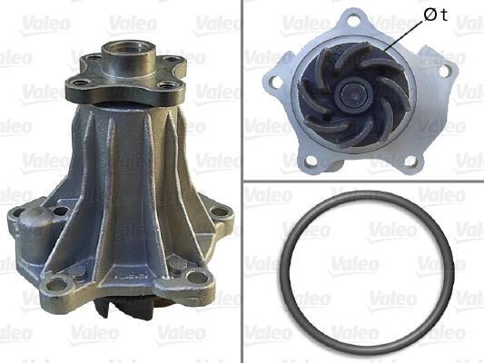 Devirdaim Su Pompasi Sierra 91>00 Scorpio 92>98 2,0 / 2,3 | VALEO 506047 | OEM 1320085 1320085 1518910 1651816 1518910 1651816