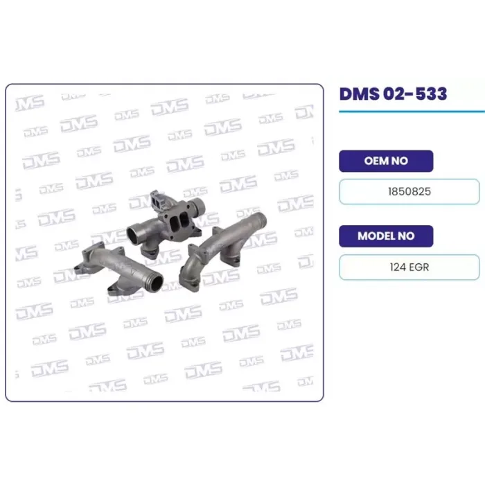 Egzoz Manifoldu (EGR'Li Takim) - Scania / P-G-R-T 124 | DEMOSAN 02-533 | OEM 1850825-1496720