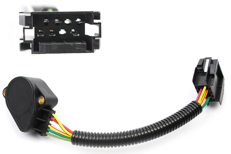 Gaz Pedal Sensörü Volvo Fh-Fm 6 Pin Siyah Kare Skt | OEM 1063332