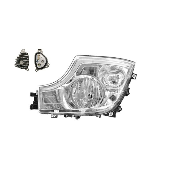 Far Mercedes Actros MP4 LED Modülü Üzerinde Sol