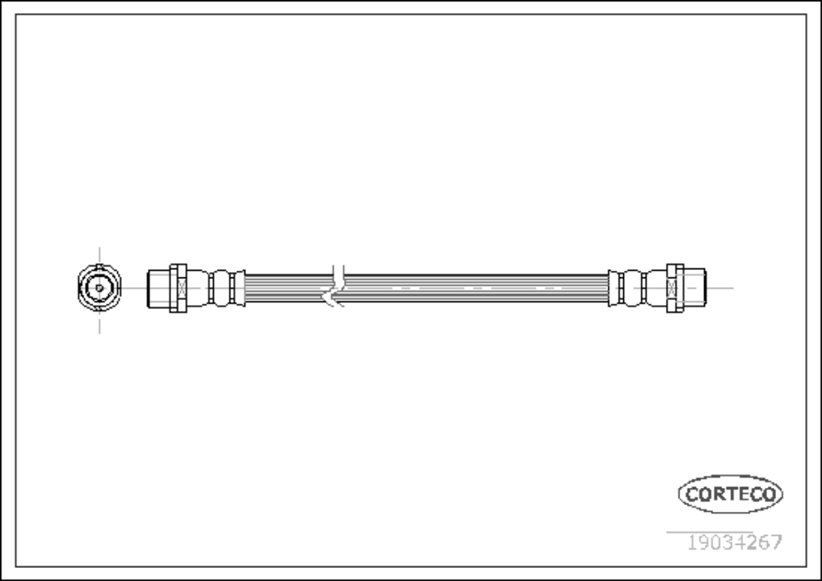 Fren Hortumu Vw Arka T5 26 900 | OEM 7H0611775
