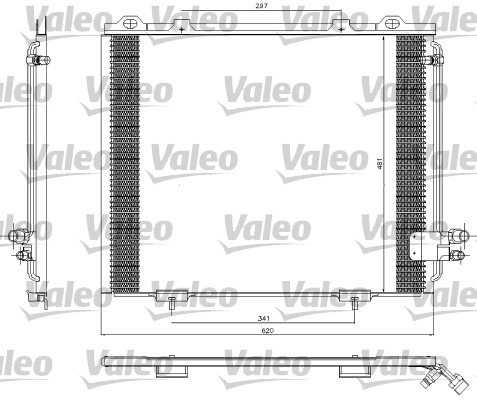 Klima Radyatoru E-Class W210 96>02 S210 96>03 | VALEO 817252 | OEM A2108300270