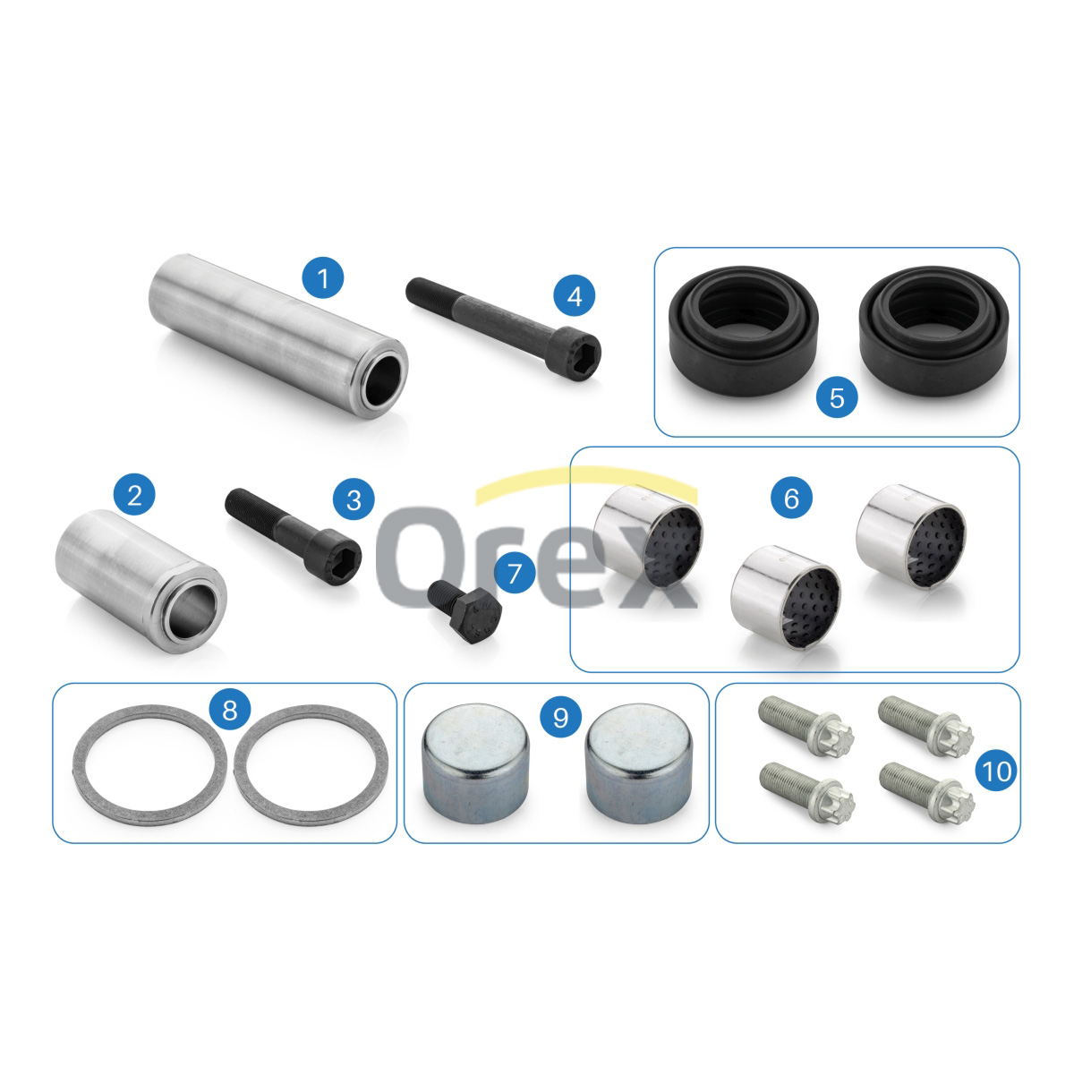 Kaliper Perno ve Burç Tamir Takımı Meritor | OEM 5001858717