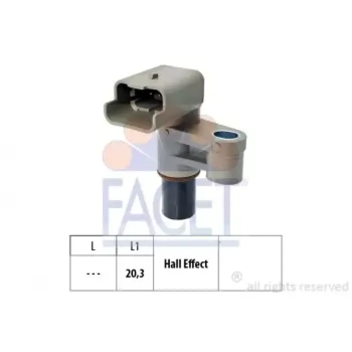 Eksantrik Mil Sensoru C4 C5 Jumper P206 P307 P406 P407 Boxer 2,0 16V | FACET 9.0462 | OEM 9629139880