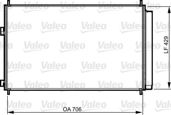 Klima Radyatoru Rav 4 2005 2013 | VALEO 814204 | OEM 8846042100