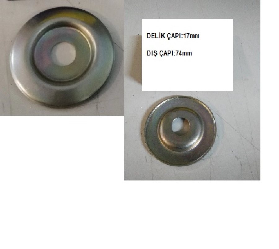 Alternatör Kasnak Saç Yarım Ön - Doğan-Kartal-Şahin Delik Çapı:17mm Dış Çapı:74mm | OEM 83633210