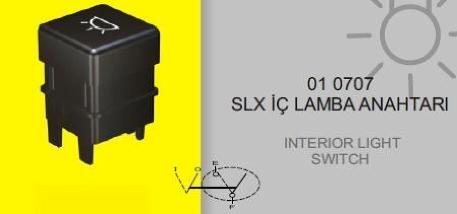 Doğan SLX Anahtar İç Lamba (Kartal-S) | OEM 010707