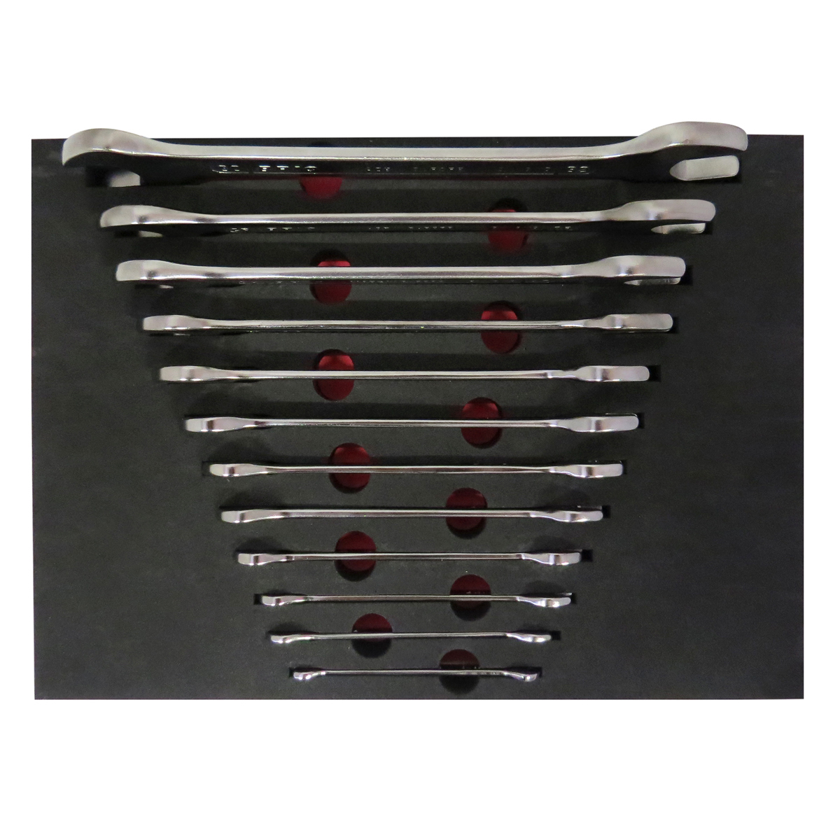 Anahtar İki Ağız Set 12 Parça 6X7-30X32 Sünger Yataklı