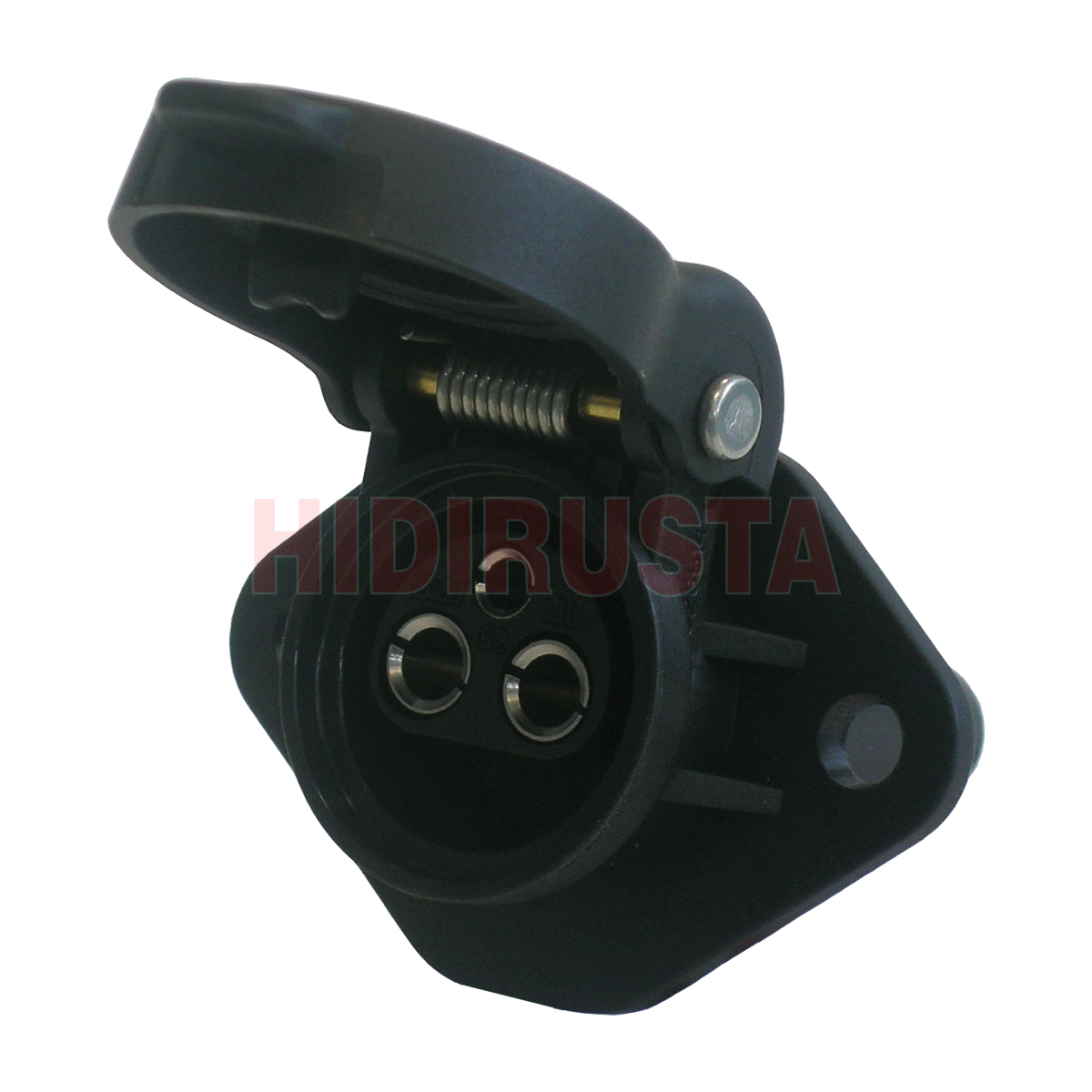 Dorse Elektrik Soketi En Tip 7Pin Erkek, Plastik Siyah 24V) | OEM 111240