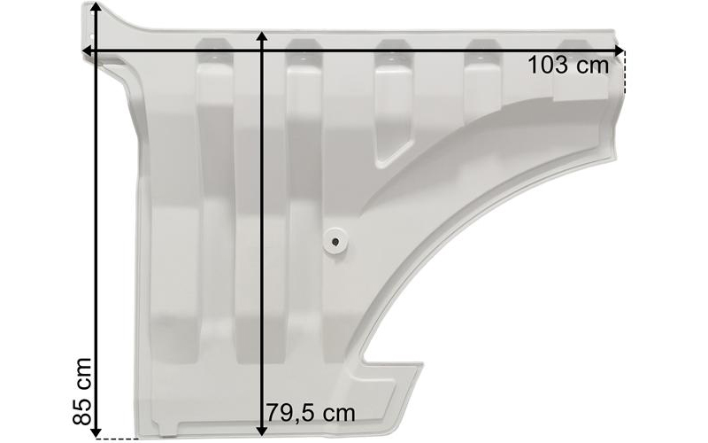 Ayakkabılık TGX Euro 6 Sol | OEM 81626100080