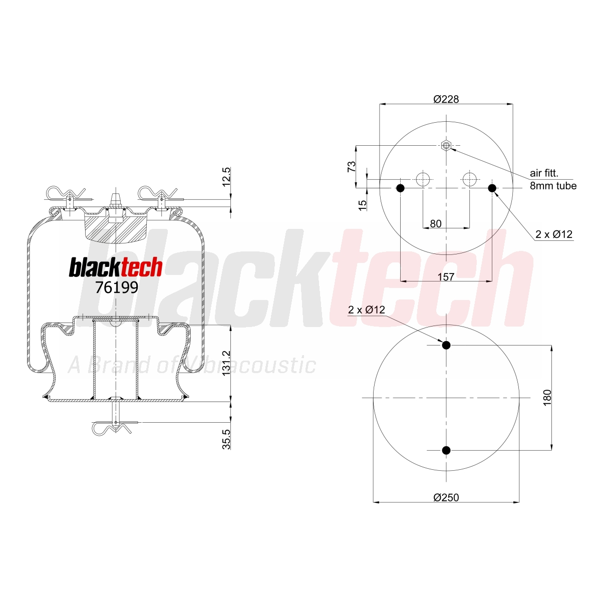Körük Komple Metal Pistonlu | OEM 1362145