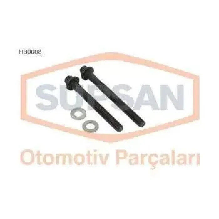 Silindir Kapak Saplamasi (10 Adet) Megane Clio Symbol 1,4 / 1,6 R19 1,4I (K7M / K7J) / (E6J / E7J) | SUPSAN HB0008 | OEM 7700738985 7700738987