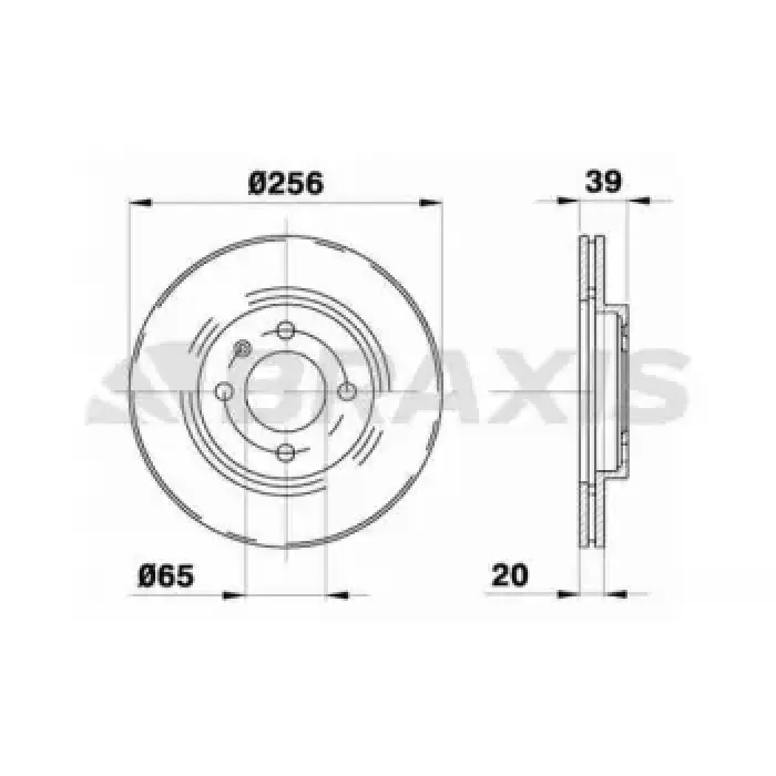 On Fren Aynasi Havali Golf II 1,8GTI 16V Golf III / Polo Classic 1,6 1,9TD 91 98 Passat 1,8 16V | BRAXIS AE0041 | OEM 321615301D 321615301D 357615301D 6N0615301D 357615301D 6N0615301D