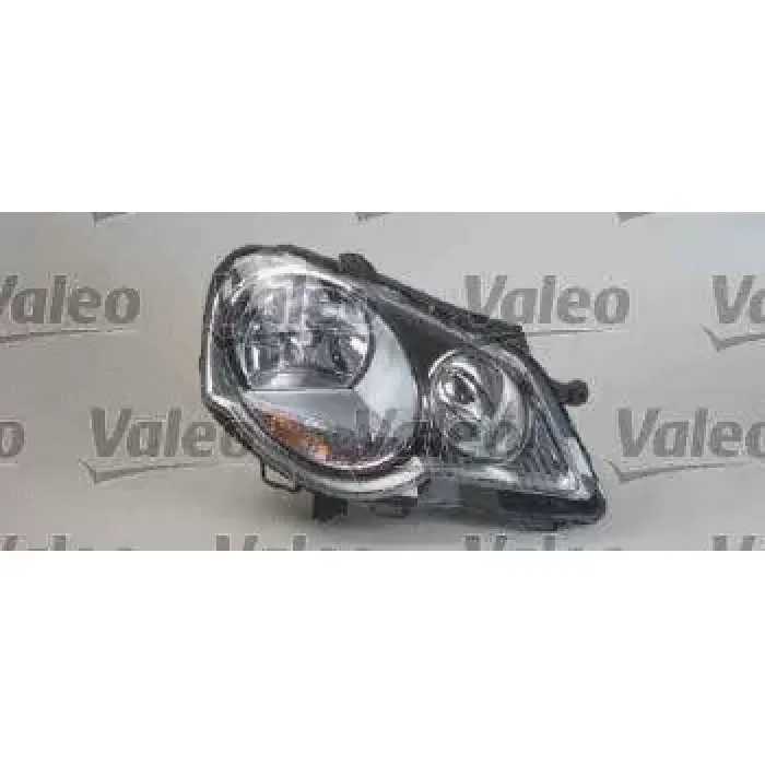 Far+Sinyal Sag Elektrikli Motorlu (H7+H1) Polo 05>10 | VALEO 043013 | OEM 6Q1941008AJ 6Q1941008AK 6Q1941008AT