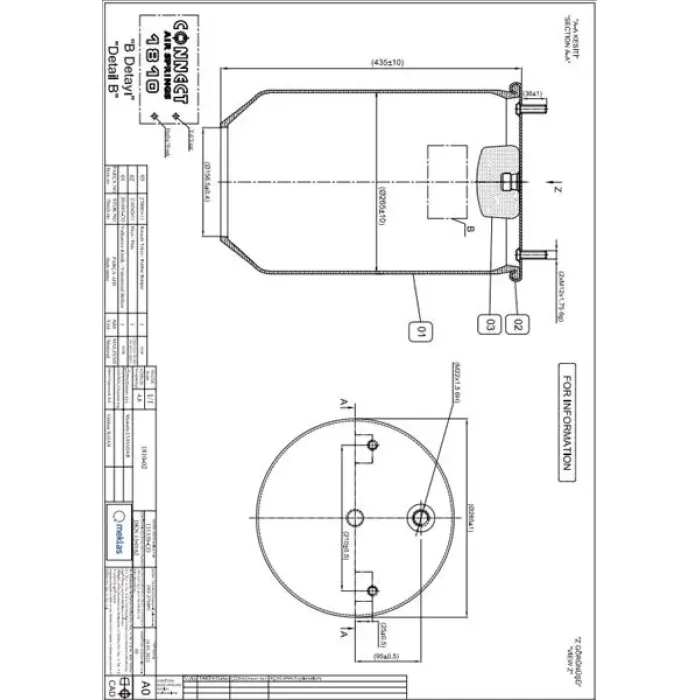 Metalli Koruk 2 Civata | CONNECT MD 1810-02 | OEM 160004