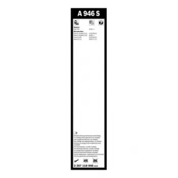 Silecek Supurgesi On Tk. (700MM / 700MM) S-Class W220 98>05 W221 05>13 | BOSCH 3397118946 | OEM A2218201300