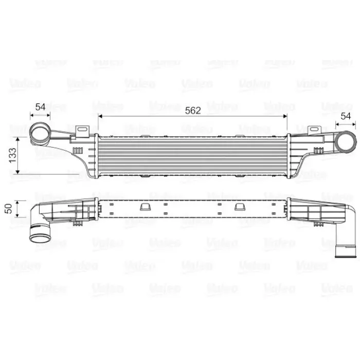 Turbosarj Radyatoru E-Class W210 96>99 S210 96>99 | VALEO 817905 | OEM A2105000400