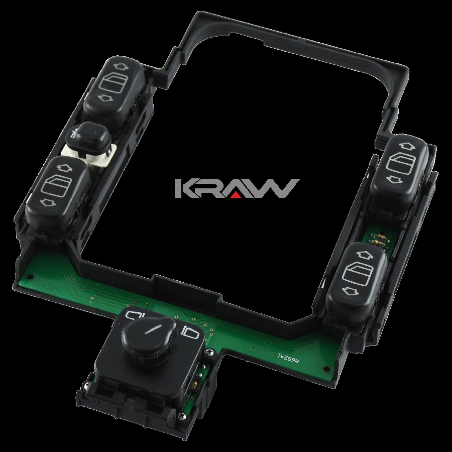 Cam Açma Şalteri (Komple) E-Class W210 1996-2002 S210 1997-2003 | OEM AN-508