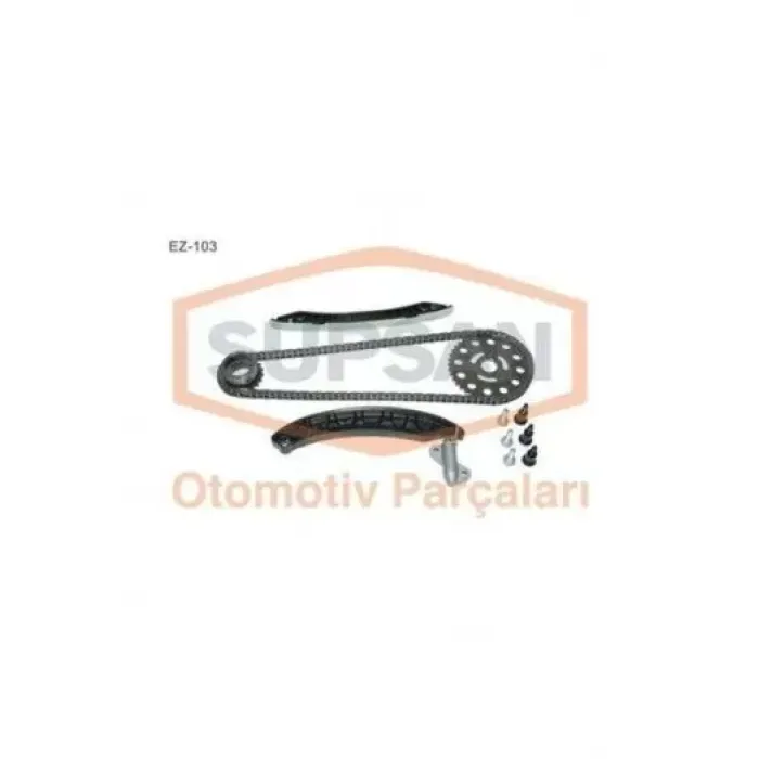 Eksantrik Zincir Seti Kaleos Laguna 2,0DCI 16V M9R Qashqai X Trail 2,0DCI 16V M9R | SUPSAN EZ-103 | OEM 130C12127R 130C12127R 7701476597 7701476597