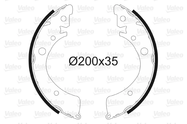 Fren Balatasi Arka Kampana Civic V 91-95 Civic VI 95-01 Civic VII 01-05 Hr-V 98-> Logo 99-02 (200×36) | VALEO 562994 | OEM 064B3SA5670 064B3SA5670 43153SA5003 43153SA5013 43153SA5003 43153SA5013