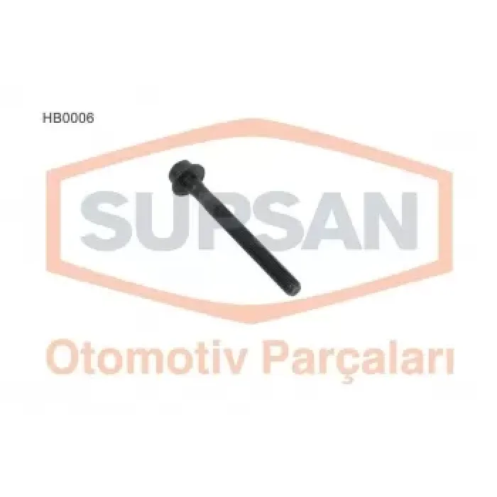Silindir Kapak Saplamasi (10 Adet) Palio Bravo Marea Doblo 1,6 16V Tork Motor | SUPSAN HB0006 | OEM 7758731