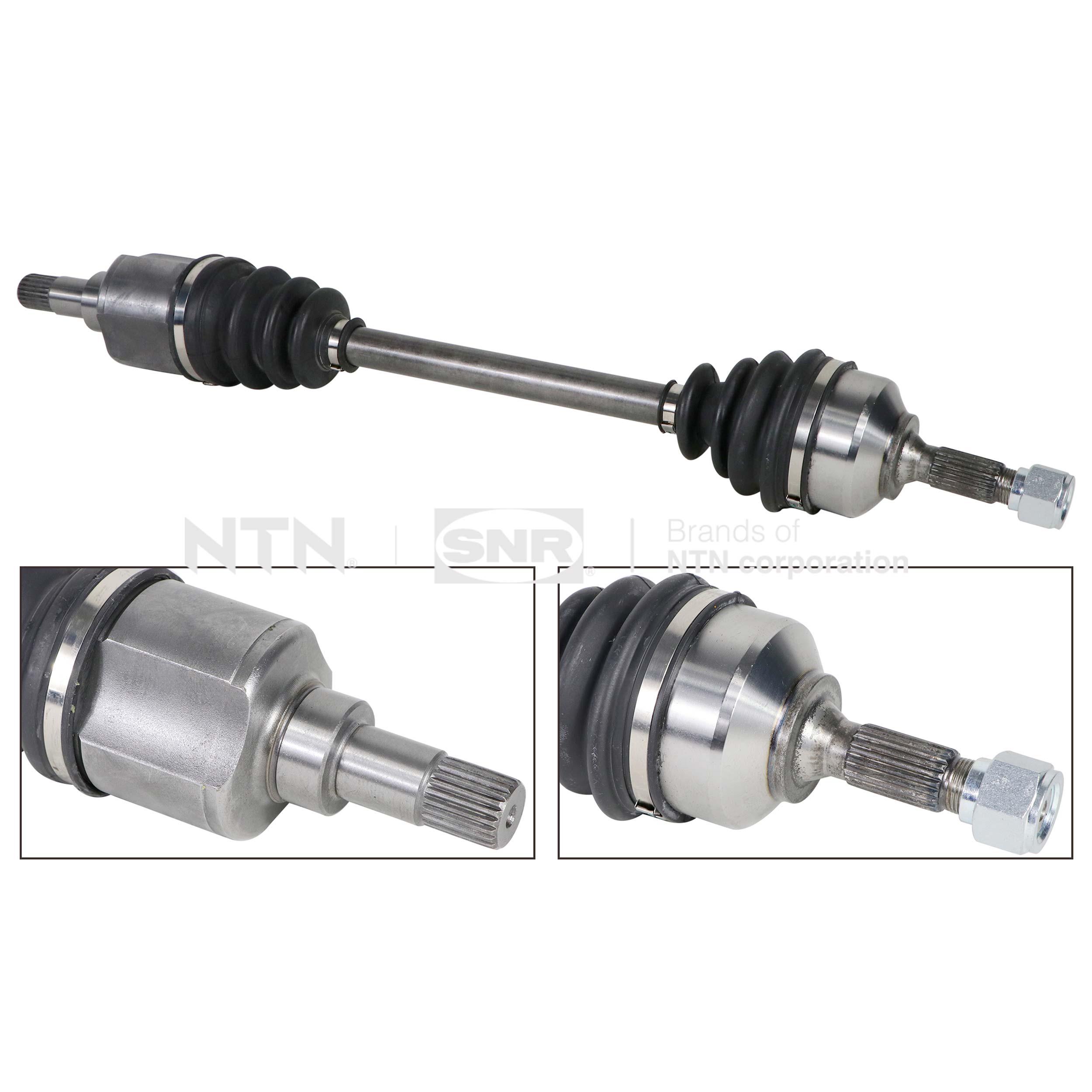 Aks Sol Komple P207 (Dis Freze: 21, Dis Freze: 22, Boy : 858 Mm, Conta Capi: 48MM) EP3 EP3C DV4C DV4 | SNR DK66024 | OEM 3272PV 3272PW