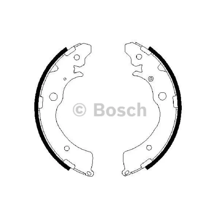 Fren Balatasi Arka Pabuc Honda Accord 85-93 Civic VII 00-05 Cr-V 95-06 Fr-V 04 -> Hr-V 99-> Jimny 98-02 | BOSCH 0986487440 | OEM 43155SM5A01