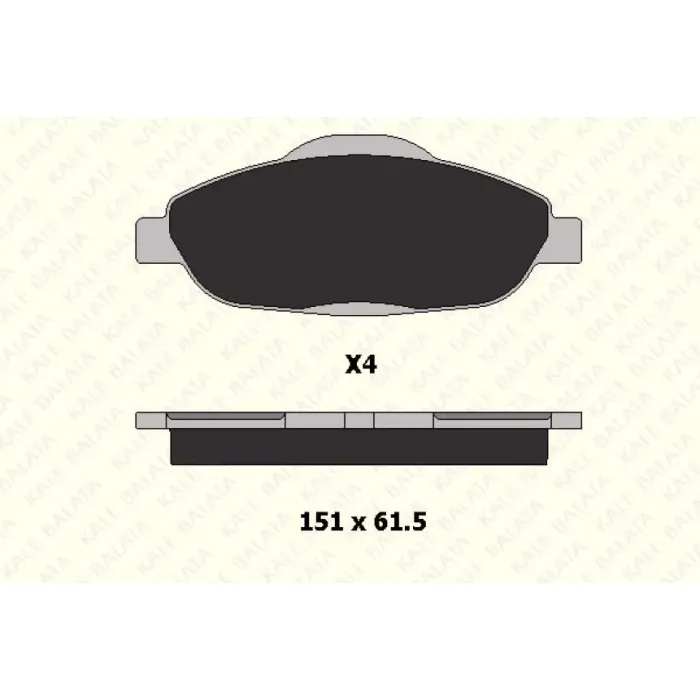 On Fren Balatasi P308 P3008 1,4 16V / 1,6 16V / 1,6HDI 09 / 07> | KALE B 24660 178 04 ANS | OEM 425393