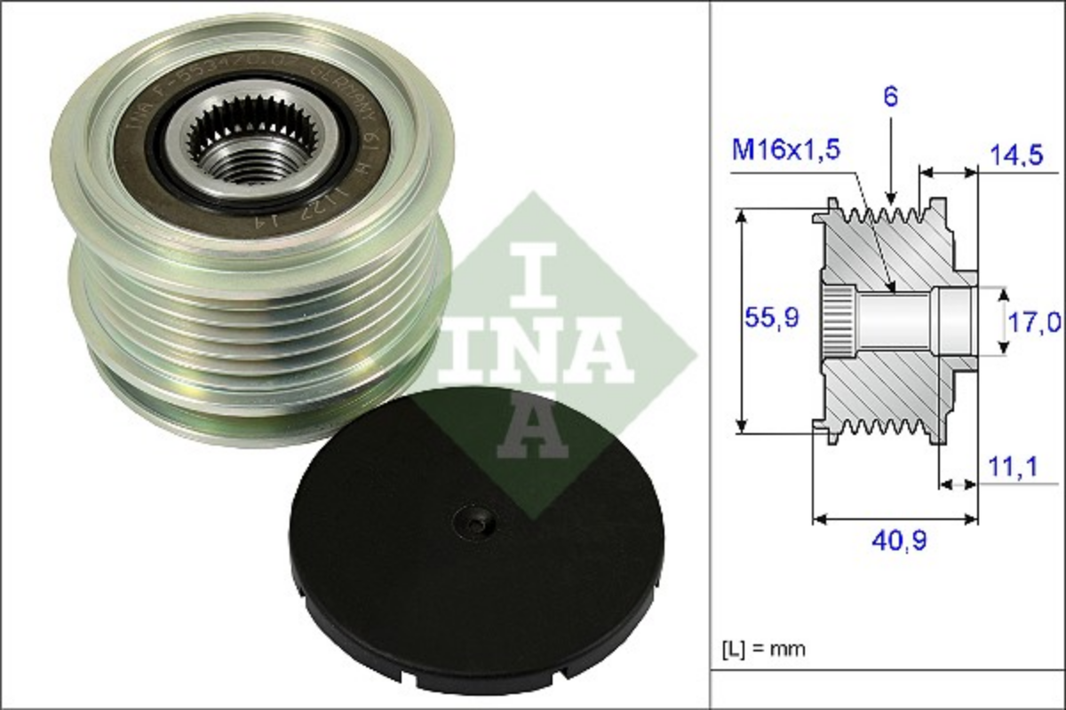 Alternatör Serbest Hareketi (Alternatör) | OEM 021 903 119 G