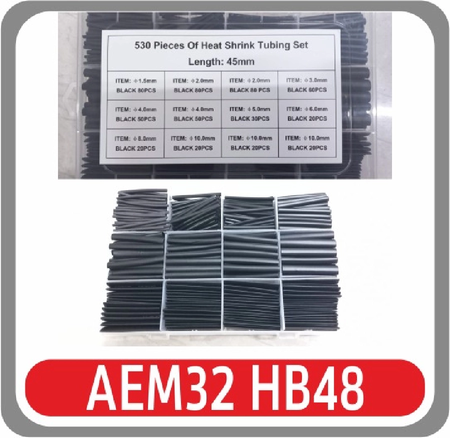 Hortum Isıyla Daralan 45 2000 Set (530 Adet) | OEM AEM32HB48