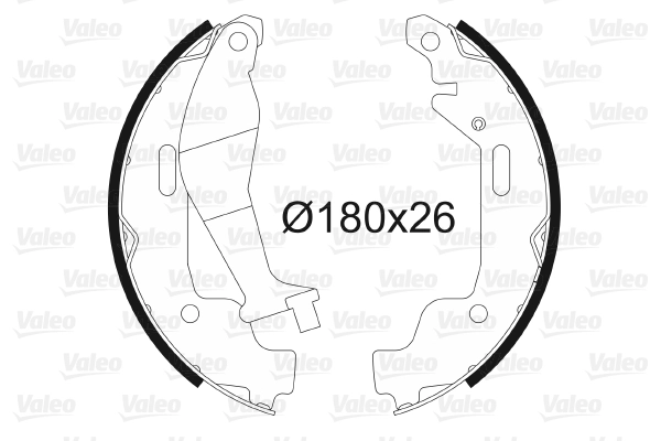 Arka Fren Balatasi Pabuc Agila 1,0 12V 1,2 16V 00> | VALEO 562783 | OEM 1605977 1605977 4705128 4706273 4705128 4706273